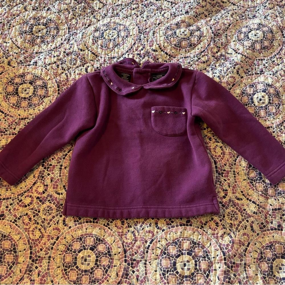 Vintage Y2K Sonoma Kids Purple Long Sleeve Sweater